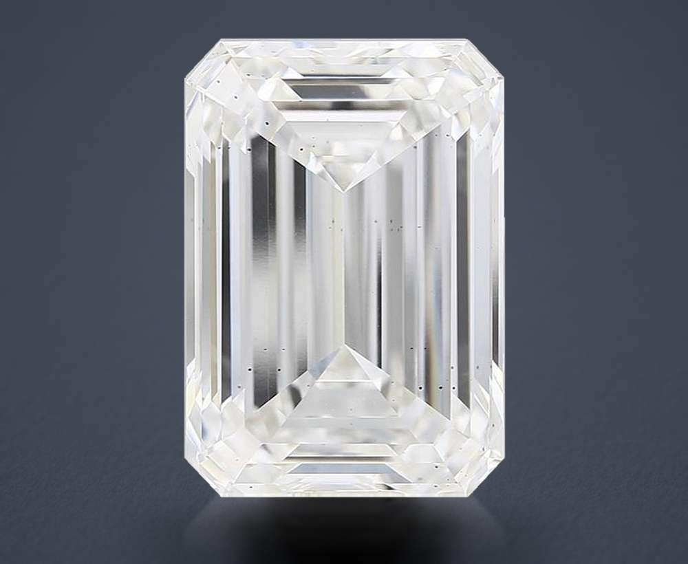 20.10ct F VS2 Rare Carat Ideal Cut Emerald Lab Grown Diamond