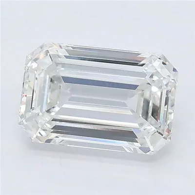 2.56ct F VVS1 Excellent Cut Emerald Lab Grown Diamond