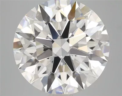 7.14ct F VS2 Rare Carat Ideal Cut Round Lab Grown Diamond