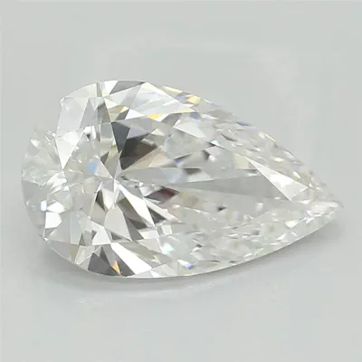 1.09ct D VS1 Rare Carat Ideal Cut Pear Lab Grown Diamond