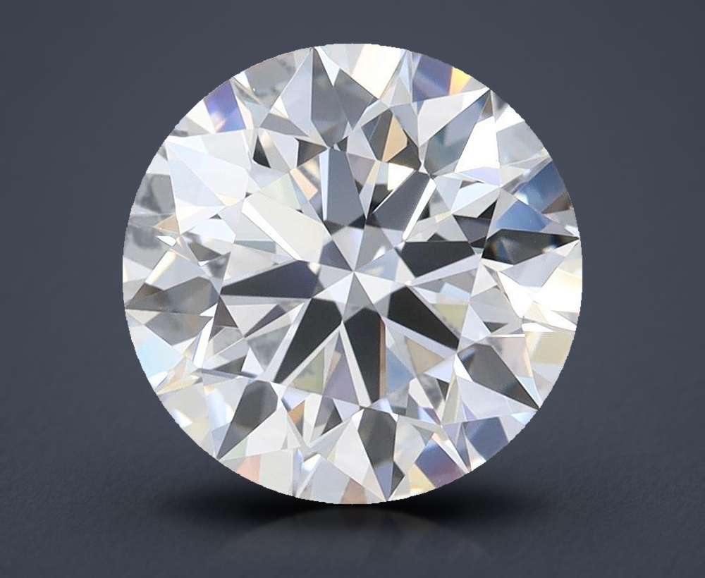 2.68ct D VVS1 Rare Carat Ideal Cut Round Lab Grown Diamond