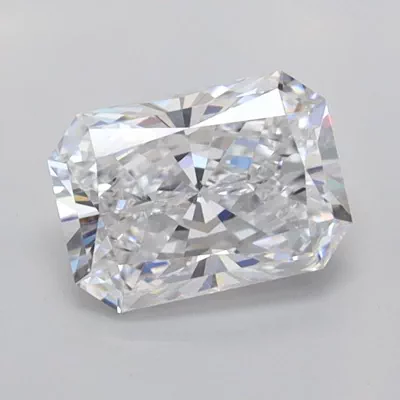 0.88ct D IF Rare Carat Ideal Cut Radiant Lab Grown Diamond