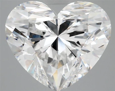 6.09ct E VVS2 Rare Carat Ideal Cut Heart Lab Grown Diamond