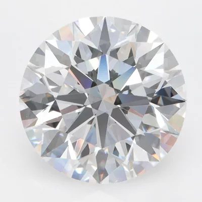 3.44ct D VVS1 Rare Carat Ideal Cut Round Lab Grown Diamond