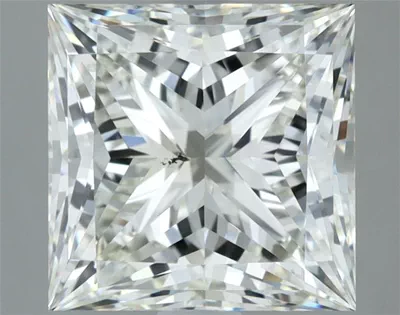 3.03ct I SI1 Rare Carat Ideal Cut Princess Diamond