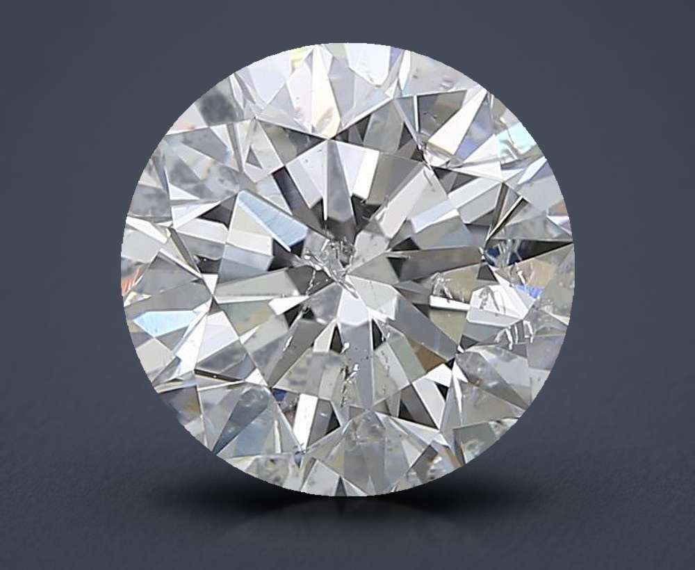 2.51ct H SI2 Excellent Cut Round Diamond