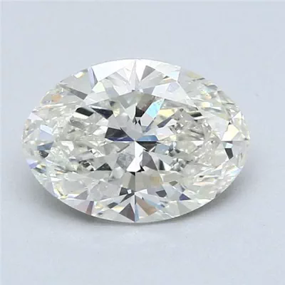 2.50ct J SI2 Rare Carat Ideal Cut Oval Diamond