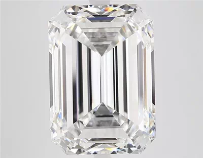 8.02ct D FL Rare Carat Ideal Cut Emerald Diamond