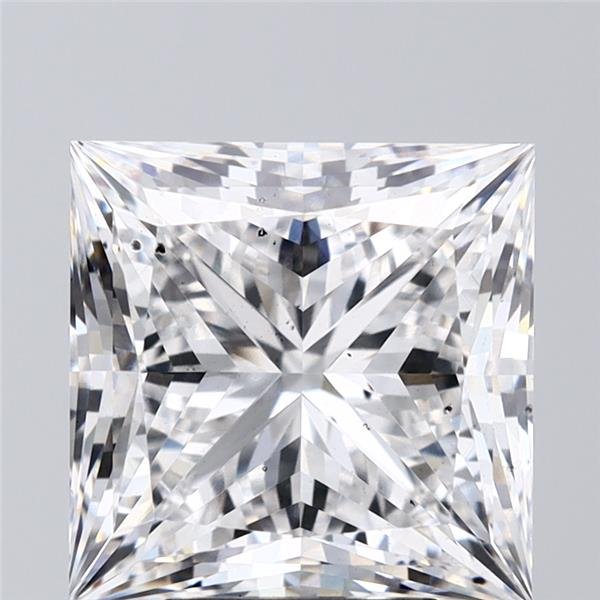 5.13ct E SI1 Rare Carat Ideal Cut Princess Lab Grown Diamond
