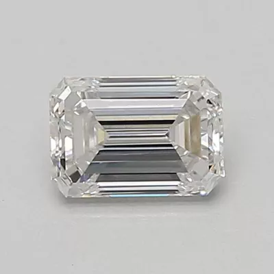 0.75ct E VVS2 Very Good Cut Emerald Lab Grown Diamond