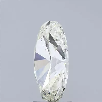 3.00ct K SI2 Rare Carat Ideal Cut Oval Diamond