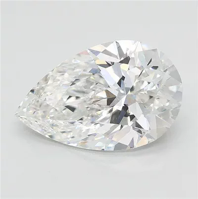 2.90ct E VS2 Rare Carat Ideal Cut Pear Lab Grown Diamond