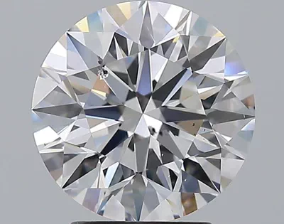 3.01ct D SI1 Rare Carat Ideal Cut Round Diamond
