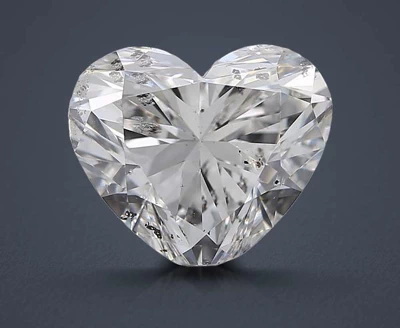 2.01ct F SI2 Rare Carat Ideal Cut Heart Diamond