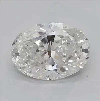 2.01ct G SI2 Rare Carat Ideal Cut Oval Diamond