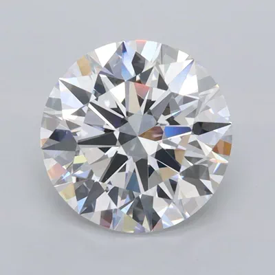 2.42ct D FL Rare Carat Ideal Cut Round Lab Grown Diamond