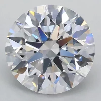 1.08ct D VVS2 Rare Carat Ideal Cut Round Lab Grown Diamond