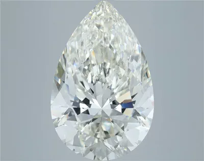 7.02ct H VS2 Rare Carat Ideal Cut Pear Diamond