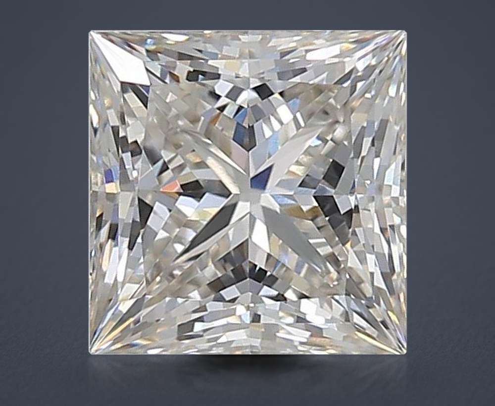 2.75ct H VVS1 Rare Carat Ideal Cut Princess Lab Grown Diamond