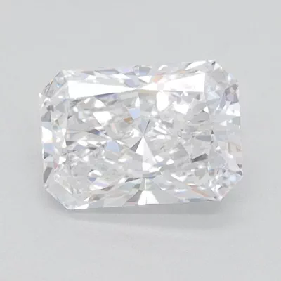1.08ct D VVS2 Rare Carat Ideal Cut Radiant Lab Grown Diamond