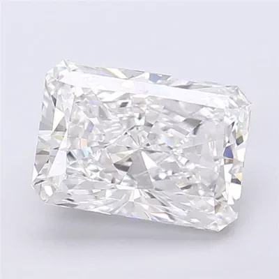 3.07ct E VVS2 Rare Carat Ideal Cut Radiant Lab Grown Diamond