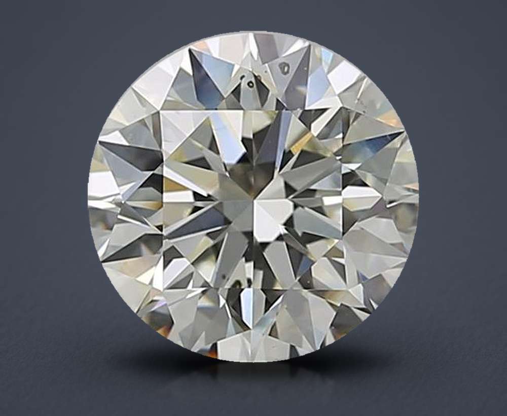 2.50ct K SI2 Rare Carat Ideal Cut Round Diamond