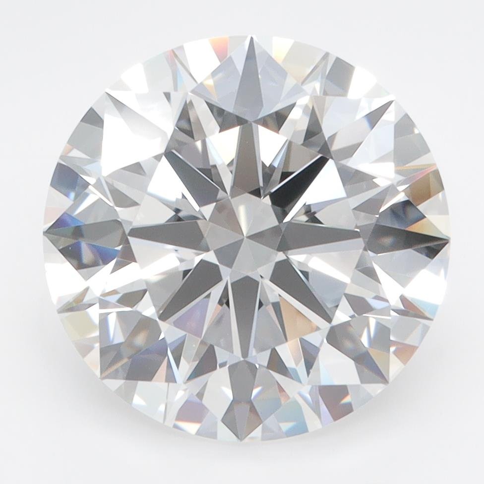 5.38ct D FL Rare Carat Ideal Cut Round Lab Grown Diamond