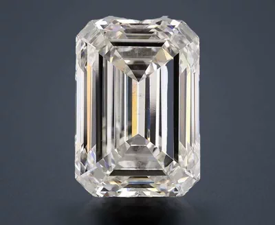7.12ct H VS2 Rare Carat Ideal Cut Emerald Lab Grown Diamond