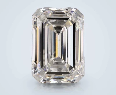 7.12ct H VS2 Rare Carat Ideal Cut Emerald Lab Grown Diamond