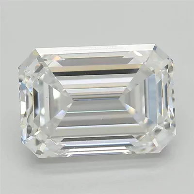 2.05ct D VS1 Very Good Cut Emerald Lab Grown Diamond