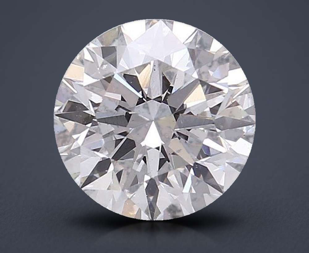 2.90ct F VS2 Excellent Cut Round Lab Grown Diamond