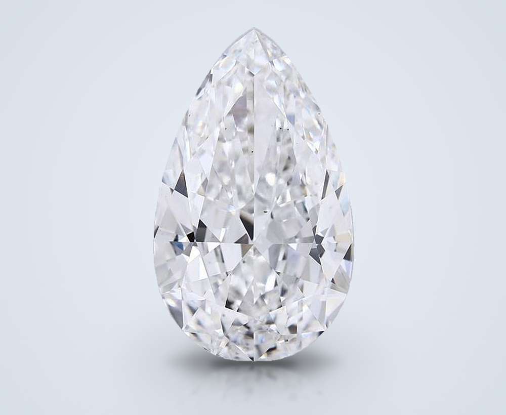 15.00ct E VS1 Rare Carat Ideal Cut Pear Lab Grown Diamond