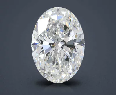 4.02ct E VS1 Rare Carat Ideal Cut Oval Lab Grown Diamond