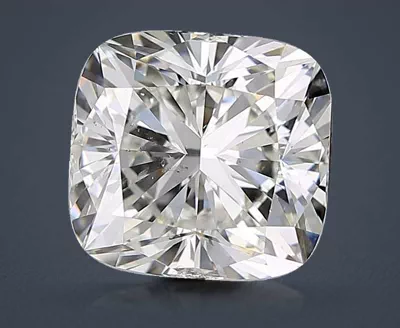 5.00ct I SI2 Rare Carat Ideal Cut Cushion Diamond