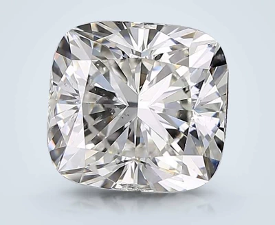 5.00ct I SI2 Rare Carat Ideal Cut Cushion Diamond