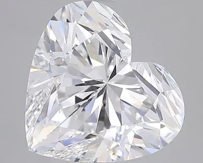 5.00ct F VS1 Rare Carat Ideal Cut Heart Lab Grown Diamond