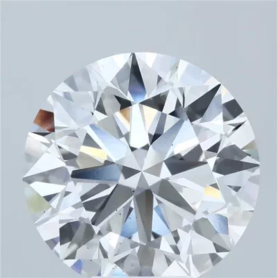 6.06ct D VS2 Rare Carat Ideal Cut Round Lab Grown Diamond