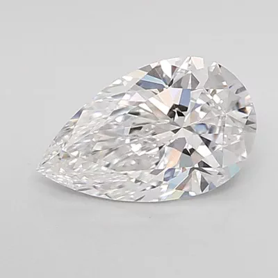 1.09ct D VS1 Rare Carat Ideal Cut Pear Lab Grown Diamond