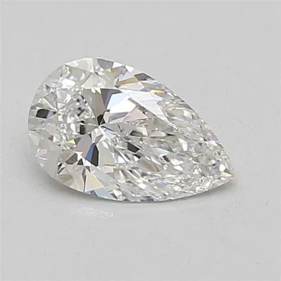 0.95ct E VVS2 Rare Carat Ideal Cut Pear Lab Grown Diamond