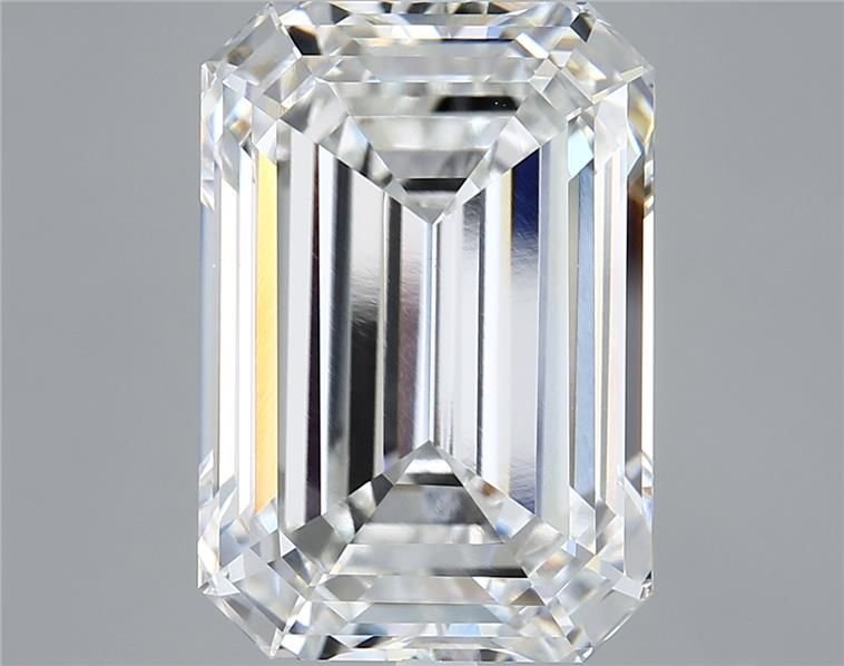 13.01ct F VS1 Rare Carat Ideal Cut Emerald Lab Grown Diamond