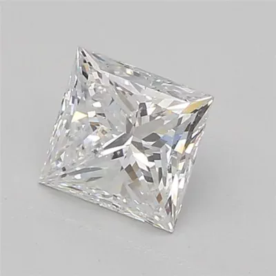 1.51ct D SI1 Rare Carat Ideal Cut Princess Diamond