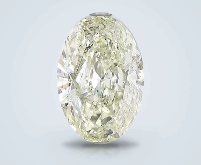 2.80ct K SI2 Rare Carat Ideal Cut Oval Diamond
