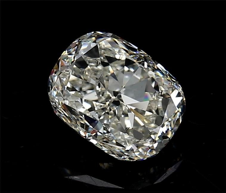 3.01ct J SI2 Very Good Cut Cushion Diamond