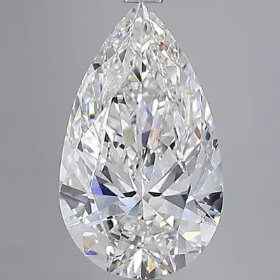 11.05ct F VVS2 Rare Carat Ideal Cut Pear Lab Grown Diamond