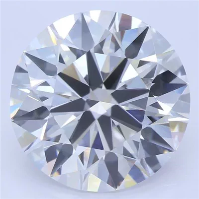 5.05ct E VVS2 Rare Carat Ideal Cut Round Lab Grown Diamond