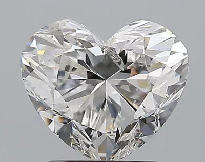 2.00ct G SI2 Rare Carat Ideal Cut Heart Diamond