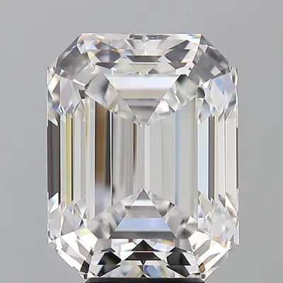 7.07ct D FL Excellent Cut Emerald Diamond