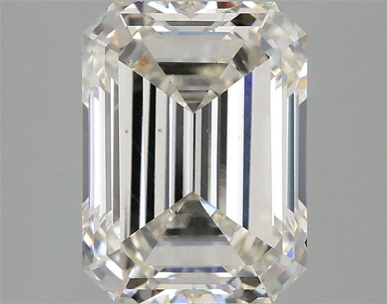 3.04ct H VS2 Rare Carat Ideal Cut Emerald Lab Grown Diamond