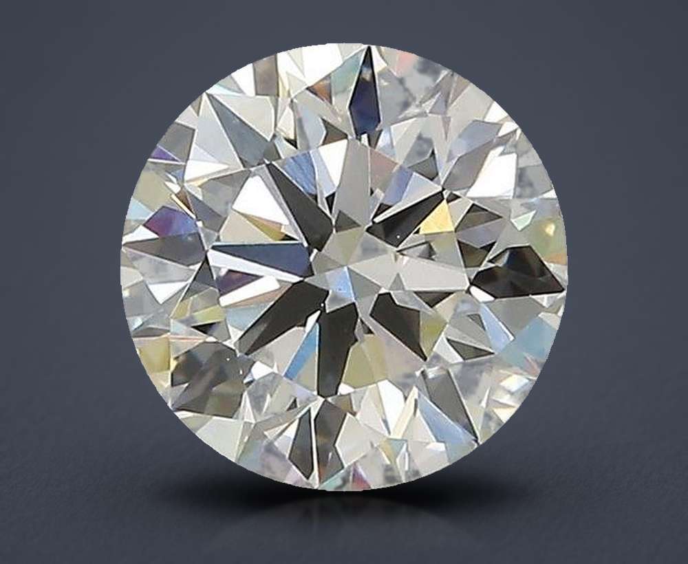 2.07ct J VS1 Rare Carat Ideal Cut Round Lab Grown Diamond