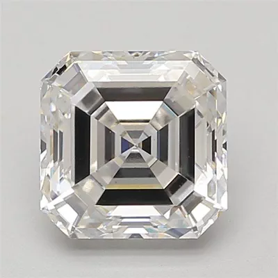 3.06ct E VS1 Excellent Cut Asscher Lab Grown Diamond